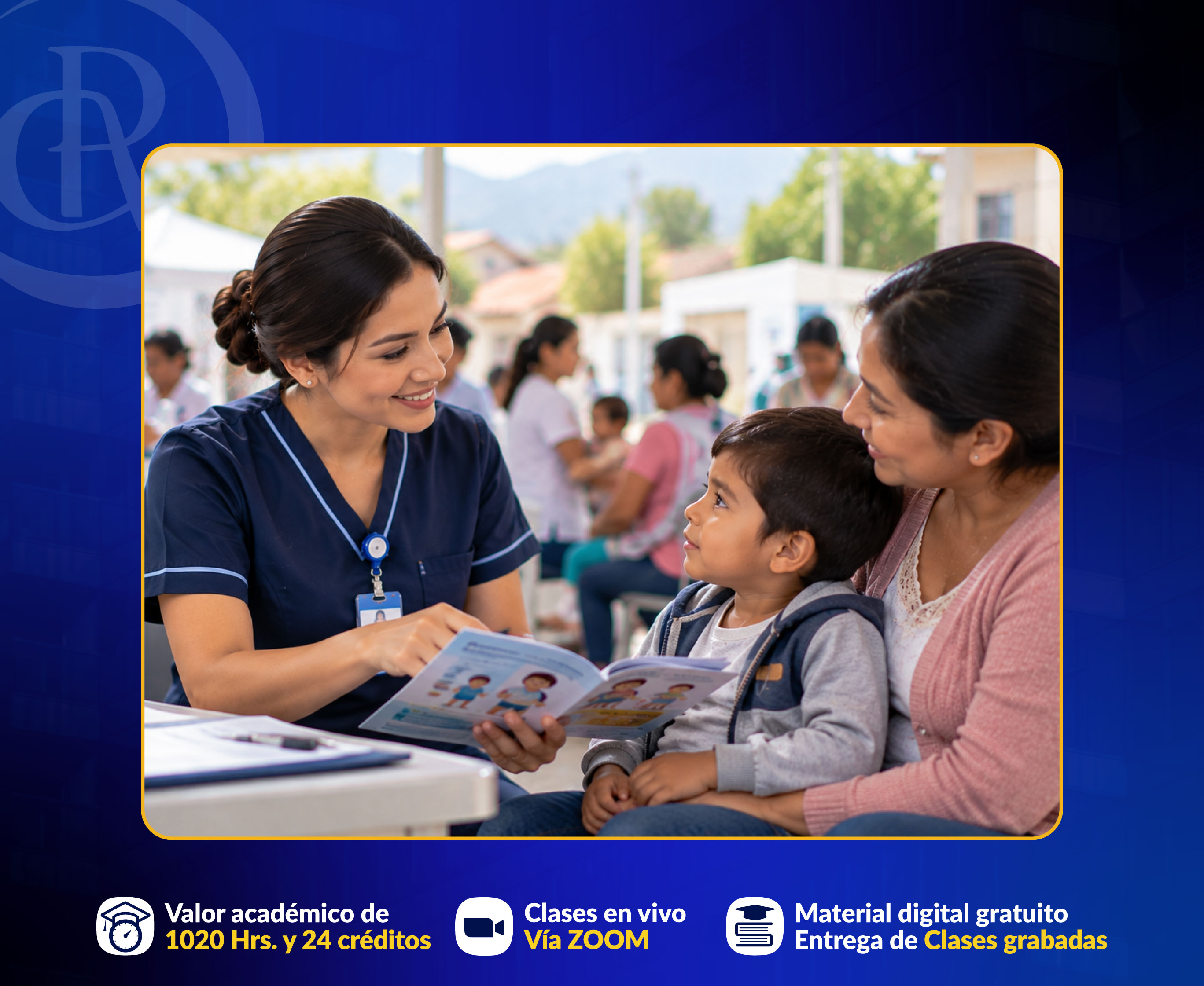 Pieza promocional del programa ATENCIÓN INTEGRAL DE SALUD CON ENFOQUE FAMILIAR Y COMUNITARIO