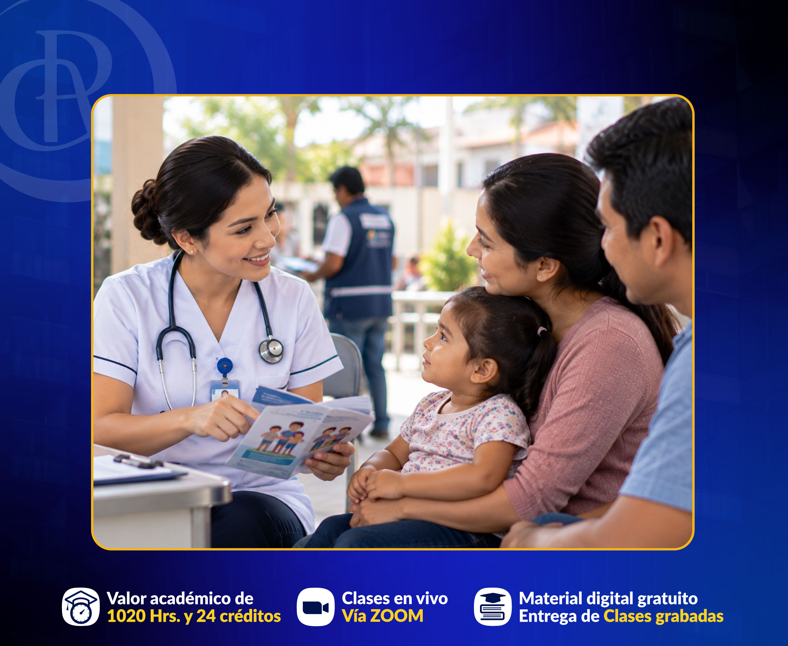 Pieza promocional del programa ATENCIÓN INTEGRAL DE SALUD CON ENFOQUE FAMILIAR Y COMUNITARIA